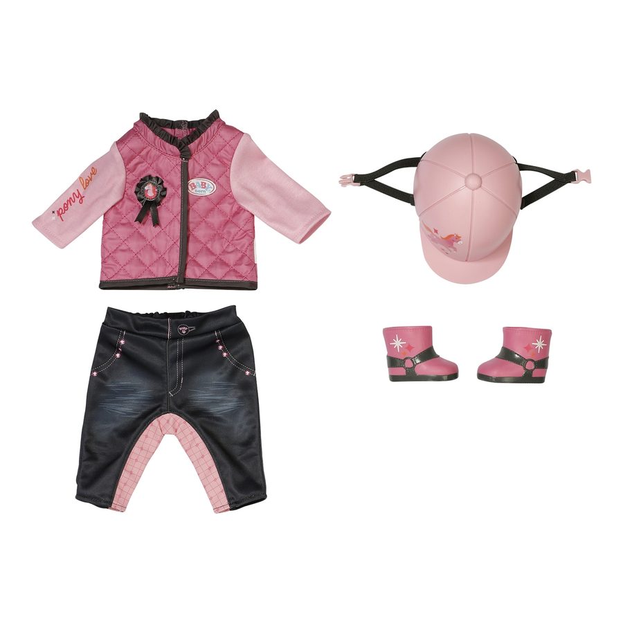 Zapf Creation Baby Born Puppen Outfit Reit Outfit 43cm von Zapf Creation