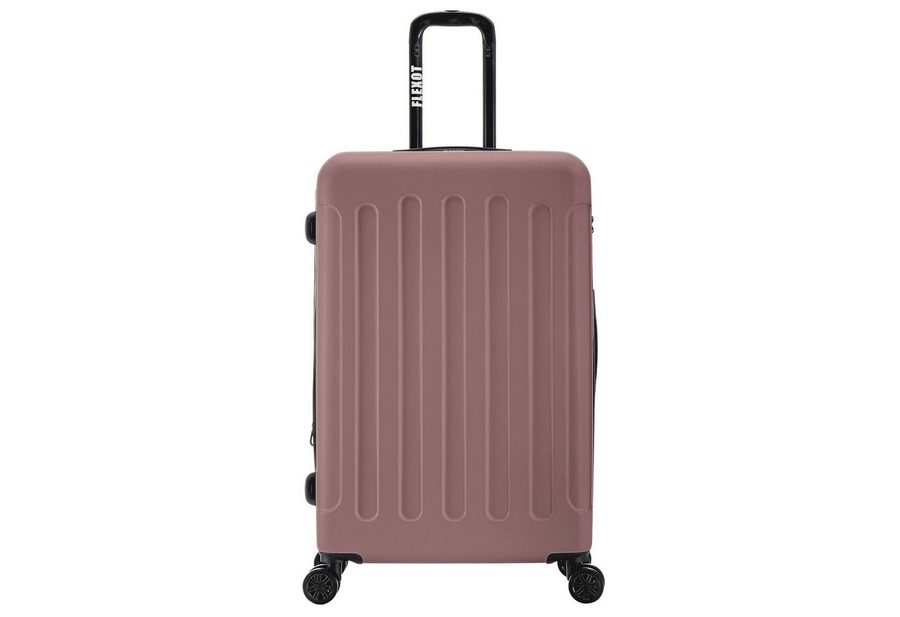 Flexot Hartschalen-Trolley F-3045 (Gr. M, L, XL) – Kofferset – ABS-Hartschale, 4 Rollen, Robuster und moderner Koffer mit vier 360° Rollen und Zahlenschloss