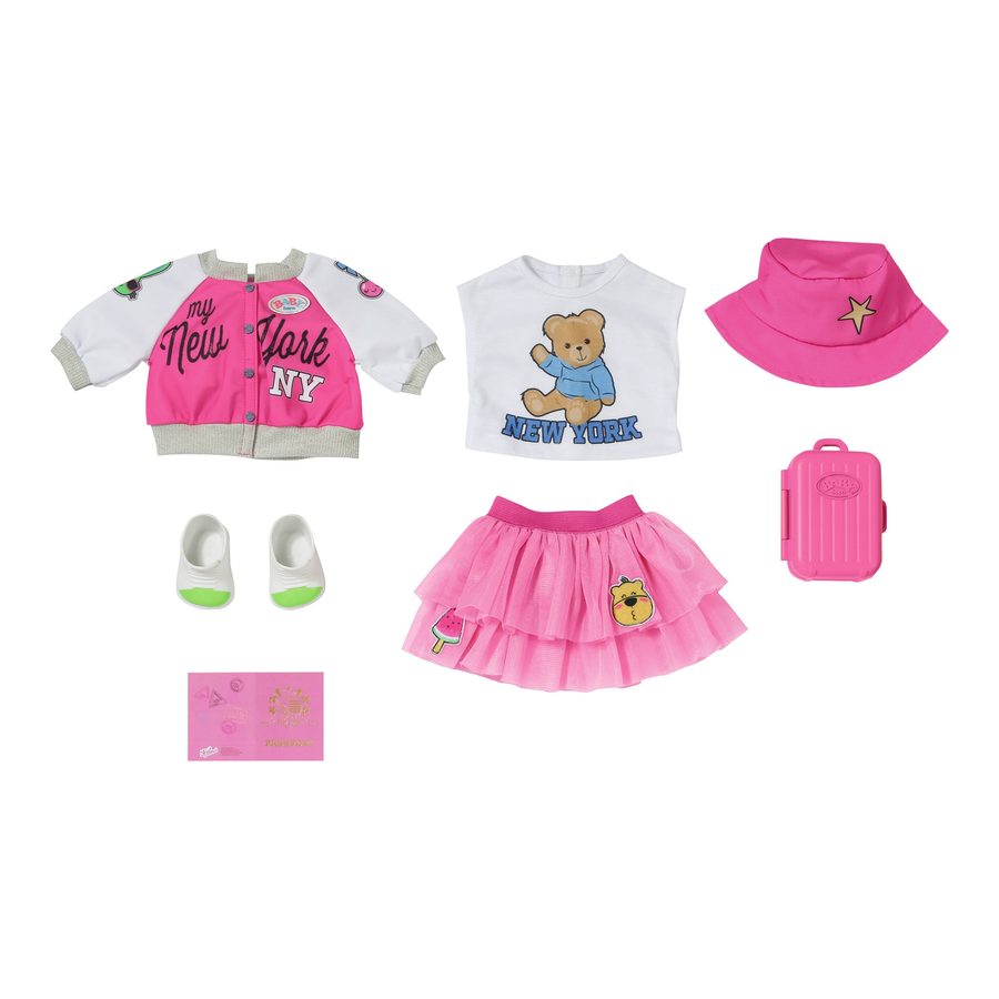 Zapf Creation Baby Born Puppen Outfit Deluxe Reise 43cm von Zapf Creation