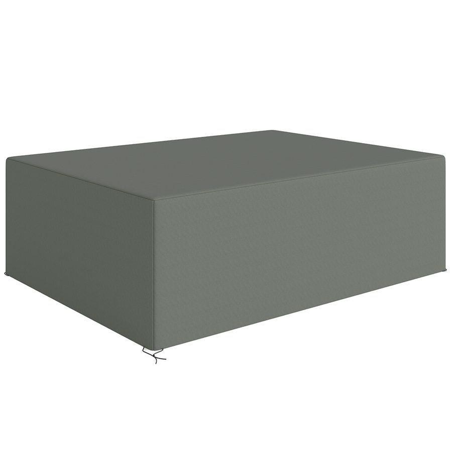Outsunny Schutzhülle für Gartenmöbel Winterfest Wasserdicht Abdeckung Abdeckplane Oxford Gewebe Winddicht Abdeckhaube für Gartentische Terrassenmöbel Abdeckhülle 275 x 205 x 90 cm Dunkelgrau   Aosom von Outsunny
