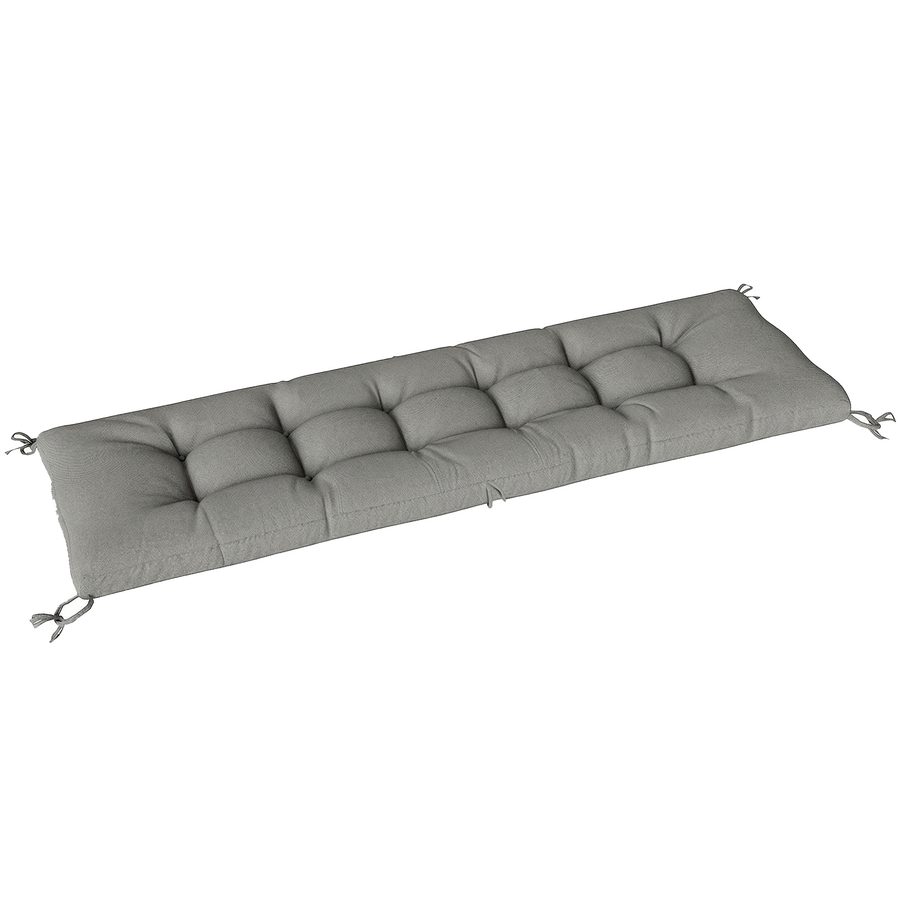 Outsunny Palettenkissen Abnehmbar Sitzkissen Palettenpolster mit Befestigungsbändern Outdoor Kissen Palettenauflagen für die meisten Liegen 198 x 65 x 13 cm, Hellgrau   Aosom von Outsunny
