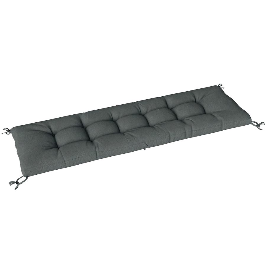 Outsunny Palettenkissen Abnehmbar Sitzkissen Palettenpolster mit Befestigungsbändern Outdoor Kissen Palettenauflagen für die meisten Liegen 198 x 65 x 13 cm, Dunkelgrau   Aosom von Outsunny