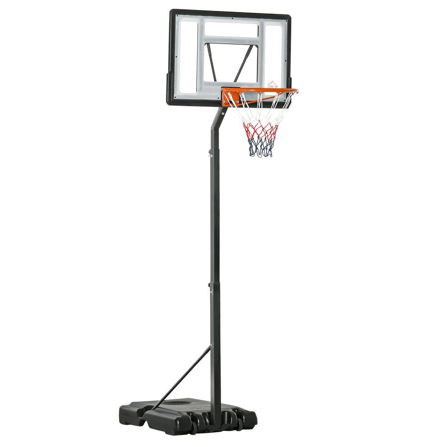 HOMCOM Basketballkorb höhenverstellbar 260-310cm mit Rollfunktion, stabiler Ständer für Garten & Sportplatz   Aosom.de von HOMCOM