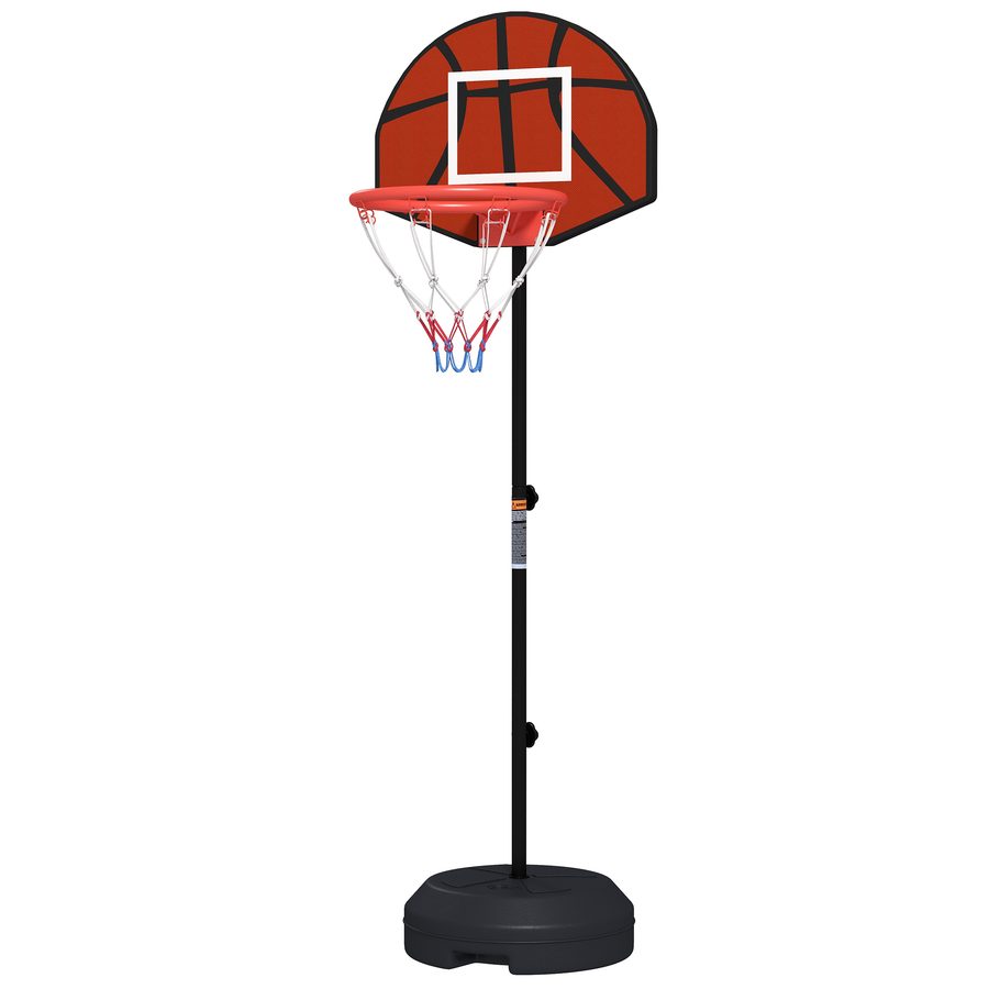 SPORTNOW Basketballkorb höhenverstellbar 129-179cm mit Ständer, inkl. Magnet-Dartscheibe für drinnen und draußen   Aosom.de von SPORTNOW