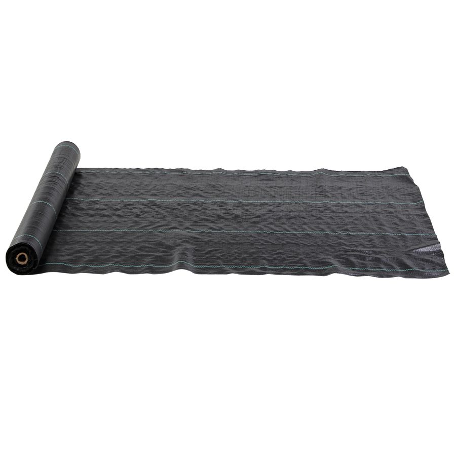 Outsunny Unkrautvlies, Geotextil gegen Unkraut 100 x 1 m, reißfest und für extreme Witterungsbedingungen geeignet, aus Polypropylen, schwarz   Aosom von Outsunny