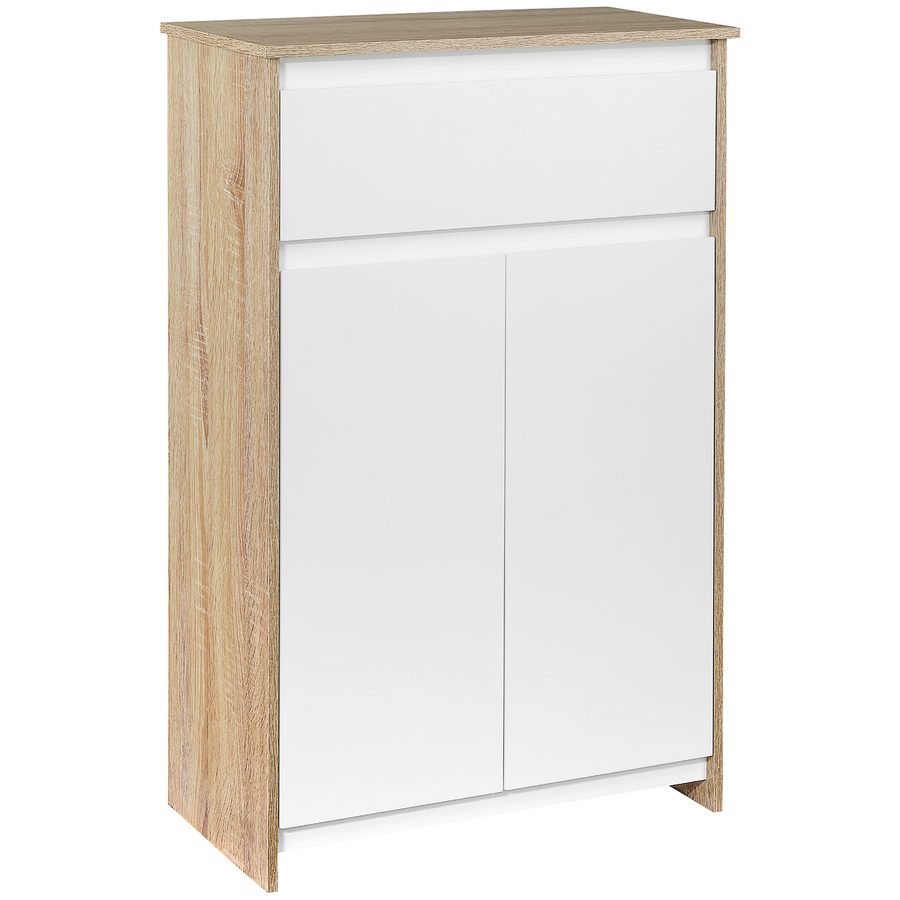 kleankin Badezimmerschrank Badkommode Küchenschrank Badregal Standschrank mit 2 Innenablagen und einer großen Schublade kippsicheres Design elegant   Aosom von Kleankin