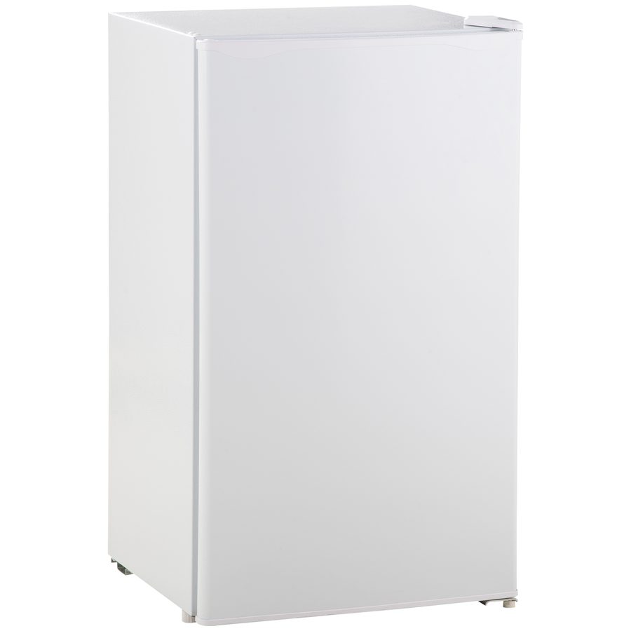 HOMCOM 91L Kühlschrank mit Gefrierfach 81L+10L Kleiner Kühlschrank mit Gemüsefach, Eierhalter, Eisbehälter, Einstellbare Temperaturregelung für Wohnheim, Büro, Schlafzimmer, Weiß   Aosom von HOMCOM