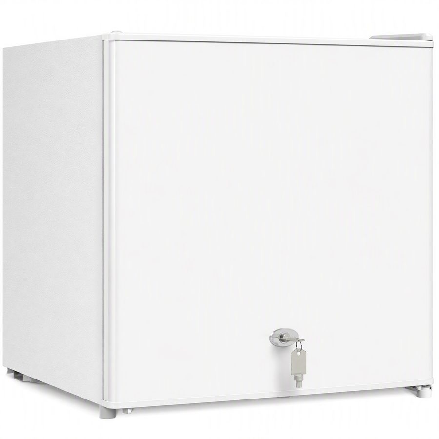 HOMCOM Mini-Gefrierschrank 35 L Gefrierbox elektrisch freistehend 161 W Mini Gefriertruhe Minikühlschrank 41dB -14 bis -24℃ 5-stufige Temperaturregelung 47 x 44,2 x 48,8 cm Weiß   Aosom von HOMCOM