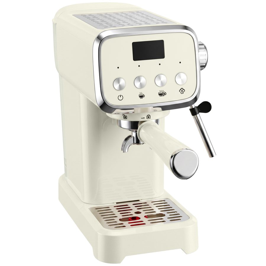 HOMCOM Siebträgermaschine 20 Bar Espressomaschine mit Milchaufschäumer Klein Kaffeemaschine mit 1,2L abnehmbaren Wassertank, Tassenwärmer, Heißwasserfunktion für Espresso, Latte & Cappuccino   Aosom von HOMCOM
