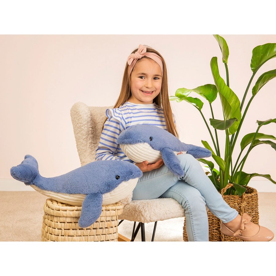 Hermann Teddy Collection Herzekind Kuscheltier Walfisch Waltraud 44 cm von Hermann Teddy Collection