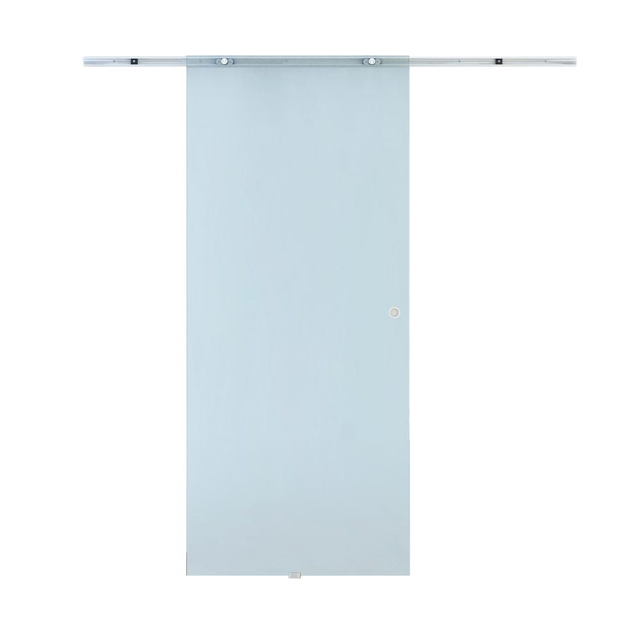 HOMCOM Glasschiebetür Schiebetür  Glastür, Mattglas, 775/900/1025x2050 mm  Aosom von HOMCOM
