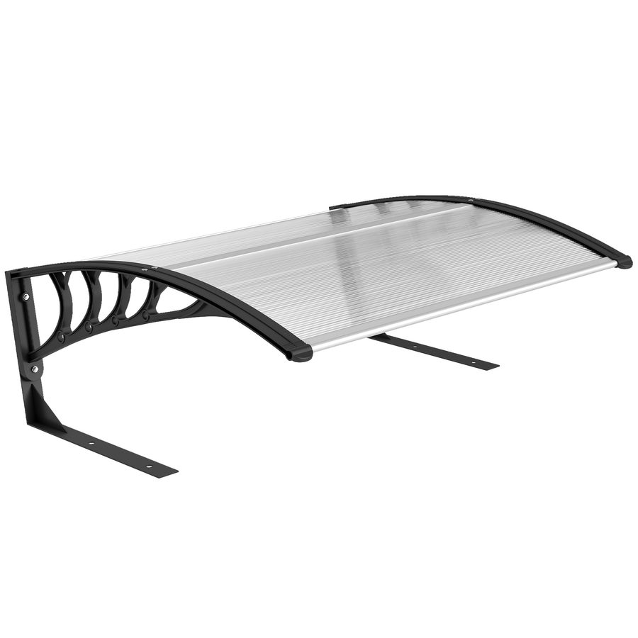 Outsunny Mähroboter Garage aus Aluminium Überdachung mit hohlem Dach UV 30+ wetterfest Garage für Rasenmäher Unterstand Rasenroboter Carport, 100 x 81 x 43 cm Weiß   Aosom von Outsunny