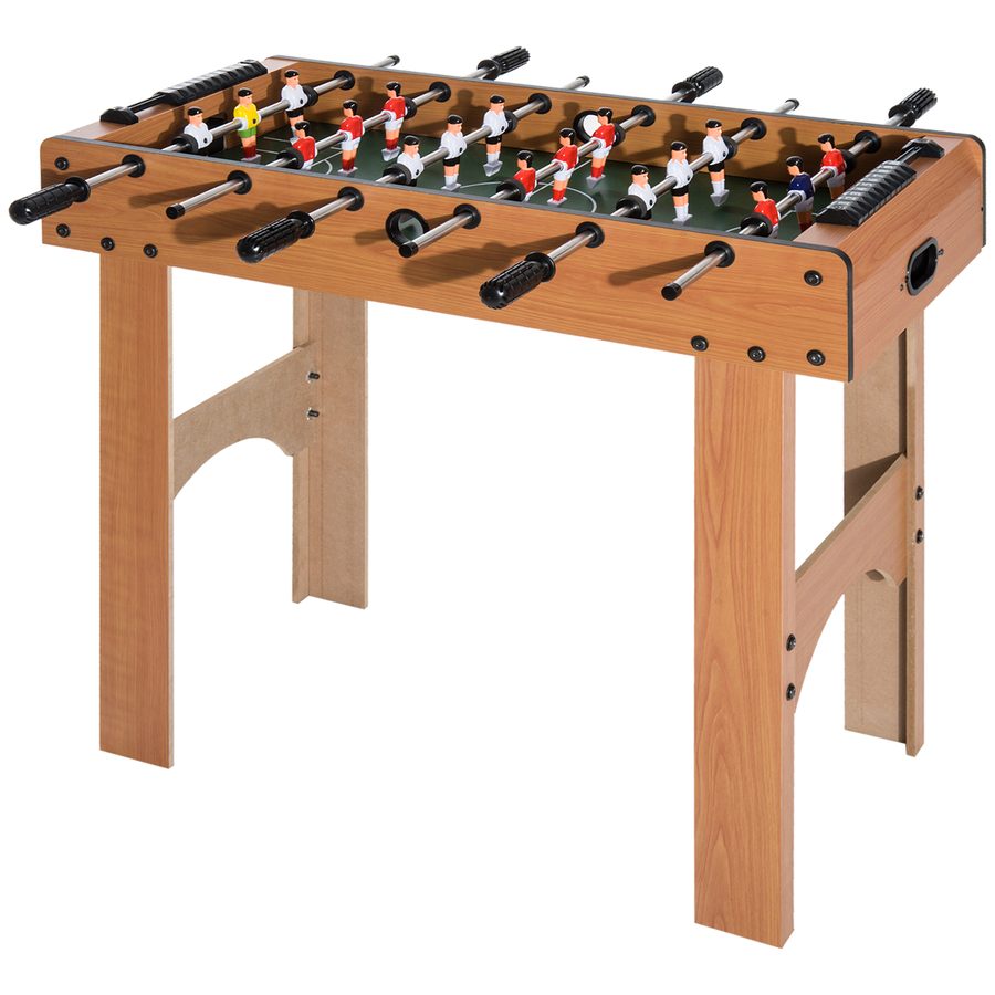 HOMCOM Professioneller Tischkicker für Kinder und Erwachsene mit Stangen aus MDF-Holz 92x46x78cm   Aosom von HOMCOM