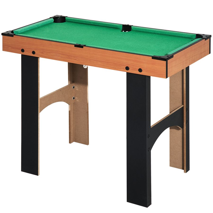 HOMCOM 4-in-1 Multispieltisch Multigame Tischfußball Tischhockey Tischtennis Billard Multifunktionsspieltisch 87x43x73cm für Spielspaß   Aosom.de von HOMCOM