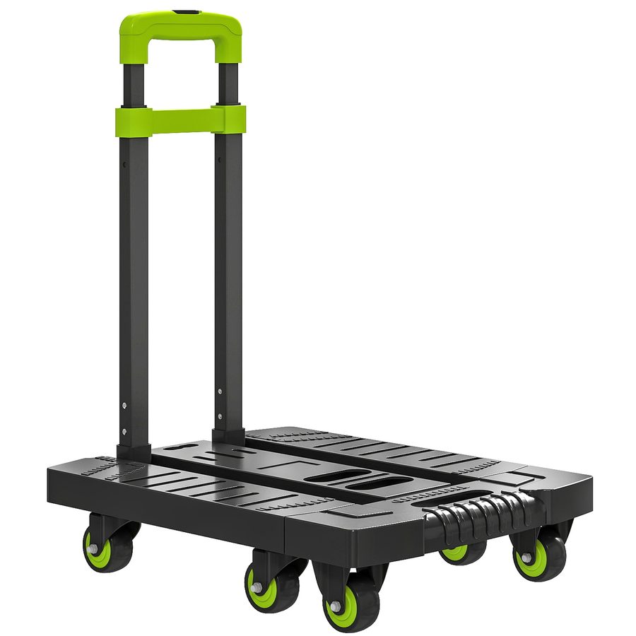 HOMCOM Sackkarre klappbar Metall Transportkarre mit Räder verstellbarem Griff max. 200kg 102 cm Transportwagen Inkl Spannseil Stapelkarre Sackkarren für Umzug Werkstatt Lager   Aosom von HOMCOM