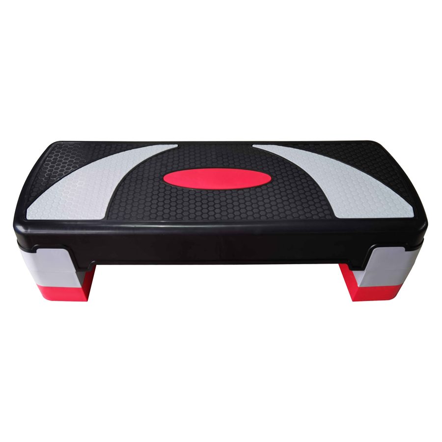 HOMCOM Stepper Fitness Aerobic Stepper Höhenverstellbar Rutschfeste Oberfläche 78x29x20 cm   Aosom von HOMCOM