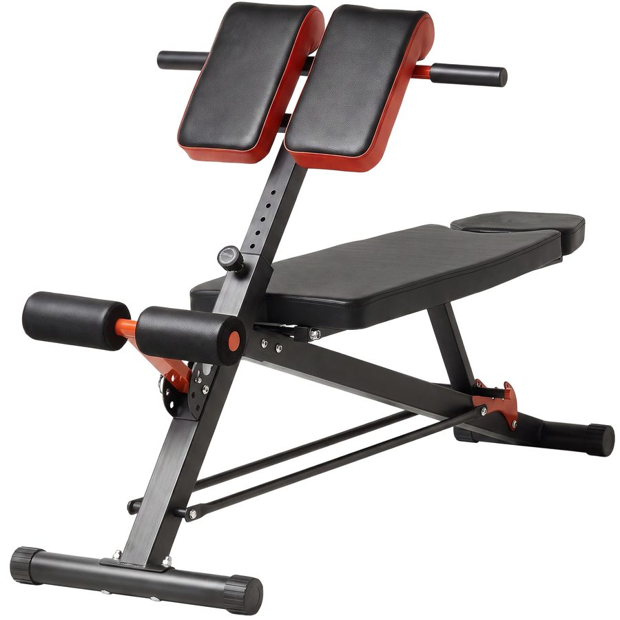 HOMCOM Multi-Hantelbank verstellbar Fitnessbank Schrägbank Bauchtrainer Schwarz 64 x 146 x 73,5-85 cm für effektives Training   Aosom.de von HOMCOM