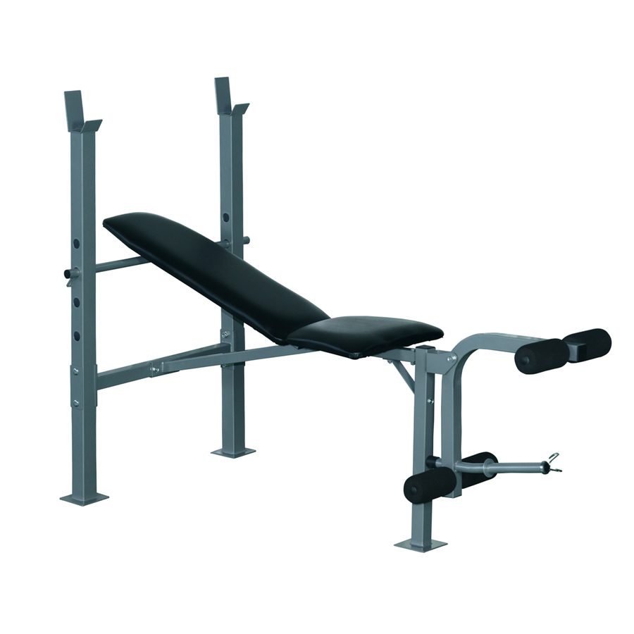 HOMCOM Multi-Hantelbank, Trainingsbank, Kraftstation, Schrägbank, Fitnessgerät, Stahl, 165x68x114cm  Aosom von HOMCOM