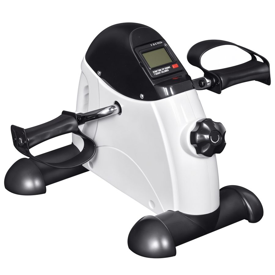 HOMCOM Mini Heimtrainer Fitnessbike für Zuhause, kompakt & tragbar, ideal für Workout & Rehabilitation   Aosom.de von HOMCOM