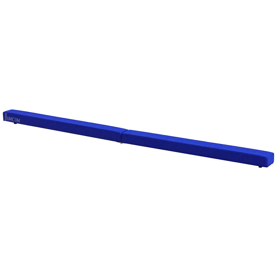 HOMCOM Schwebebalken Turnbalken klappbar für Indoor und Outdoor, 210 cm, bis 120 kg, Blau, ideal für Gymnastik & Training   Aosom.de von HOMCOM