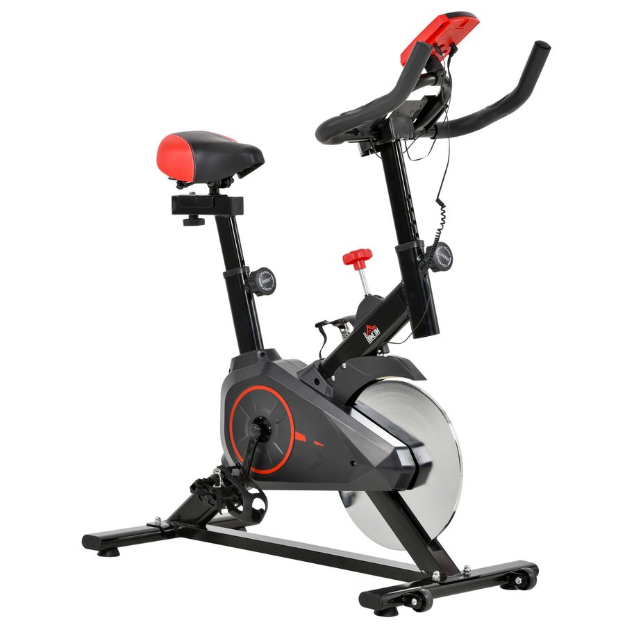 HOMCOM Indoor Fahrrad Trainer Cycling Bike Trainer Home Gym Fitnessfahrrad 85 x 46 x 114 cm   Aosom von HOMCOM
