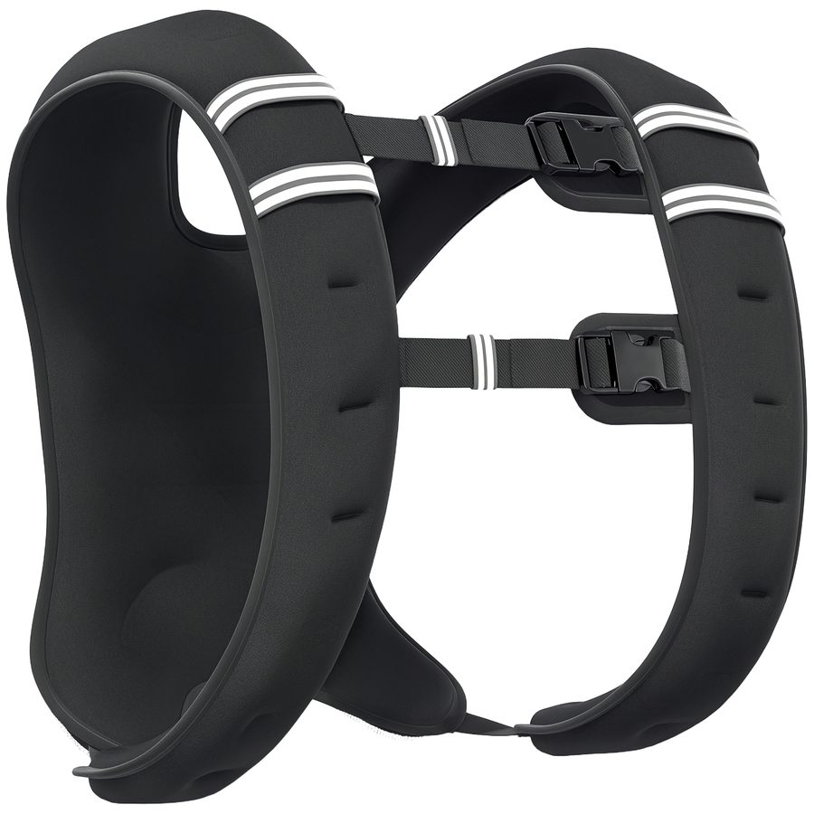 HOMCOM Gewichtsweste 5 kg verstellbar für Gewichts- und Krafttraining aus Oxford-Gewebe mit Metallsand schwarz 40 x 35 cm   Aosom.de von HOMCOM