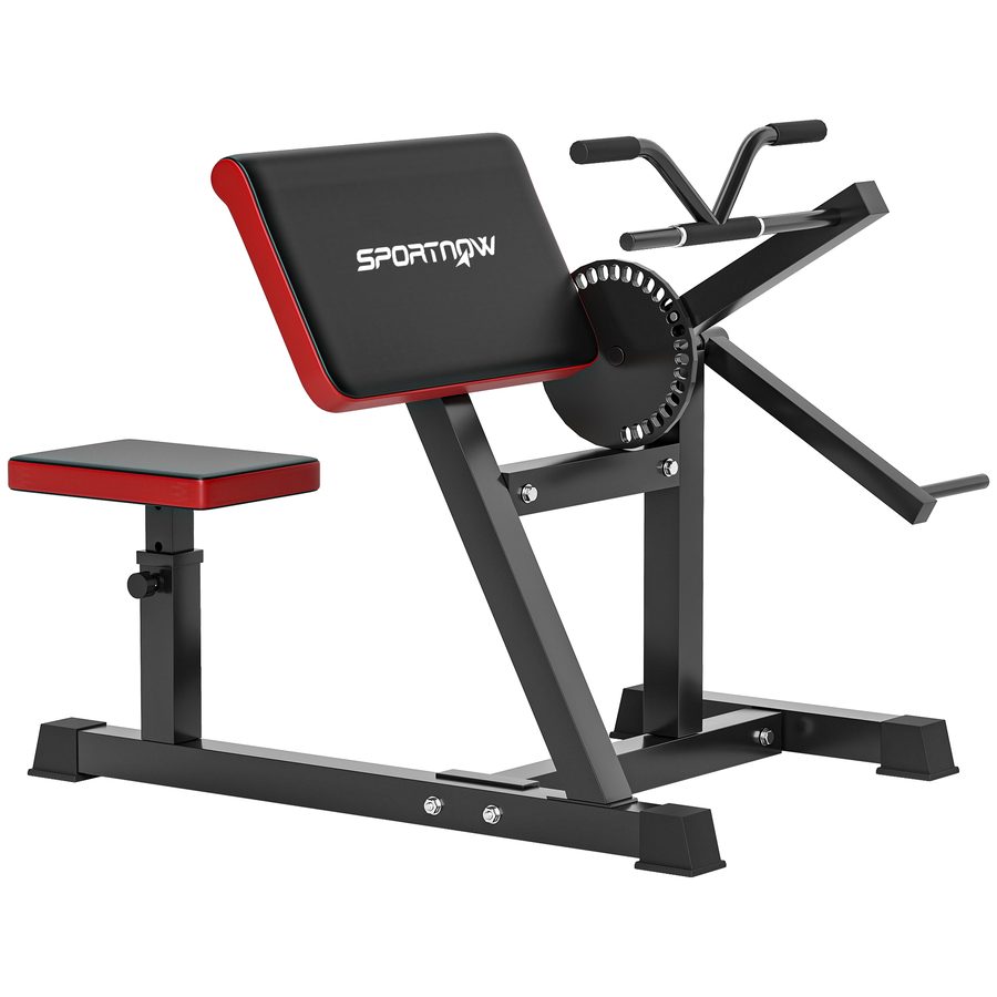 SPORTNOW 2-in-1 Bizeps- und Trizepsmaschine, Prediger-Curl-Bank mit verstellbarem Sitz und Ellbogenauflage, Bizeps-Curl- und Trizeps-Extensionsgerät für Fitnessstudio und Zuhause   Aosom von SPORTNOW