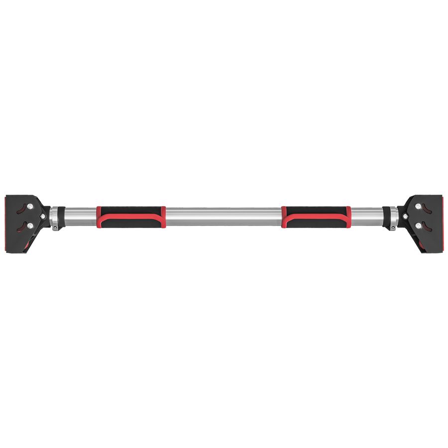 SPORTNOW Klimmzugstange verstellbar für Türrahmen rutschfest und wandmontierbar Pull Up Bar für Fitness Zuhause aus Stahl schwarz   Aosom.de von SPORTNOW