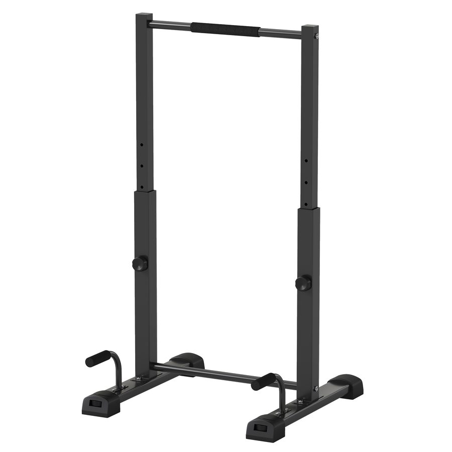 SPORTNOW Dip Barren Dip Station bis 540 kg Belastbar Höhenverstellbar Fitness-Bar Push Up Stand Bar Fitness Parallettes, Liegestützgriffe für Calisthenics, Zuhause, Krafttraining   Aosom von SPORTNOW