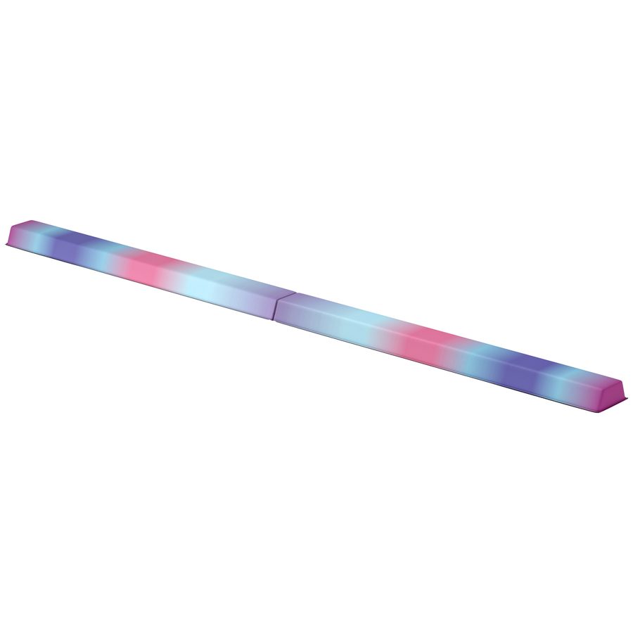 SPORTNOW 236 cm Klappbarer Schwebebalken, tragbar Turnbalken, rutschfest Balance Beam, Turn- und Balancierbalken bis 80 kg, für Kinder ab 3 Jahre, Indoor & Outdoor, Mehrfarbig   Aosom von SPORTNOW