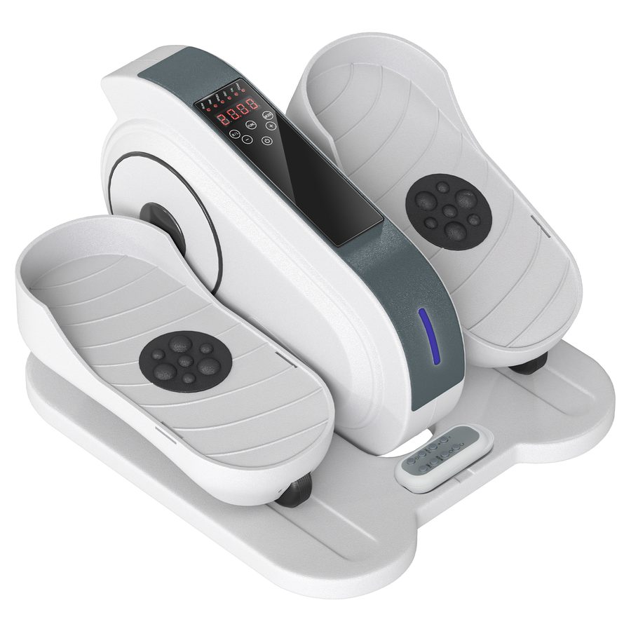 SPORTNOW Mini-Ellipsentrainer Untertisch Mini Crosstrainer für zuhause Ellipsen Beintrainer mit 10-stufiger Geschwindigkeit, LCD-Monitor, Fernbedienung, für Büro, Senioren   Aosom von SPORTNOW