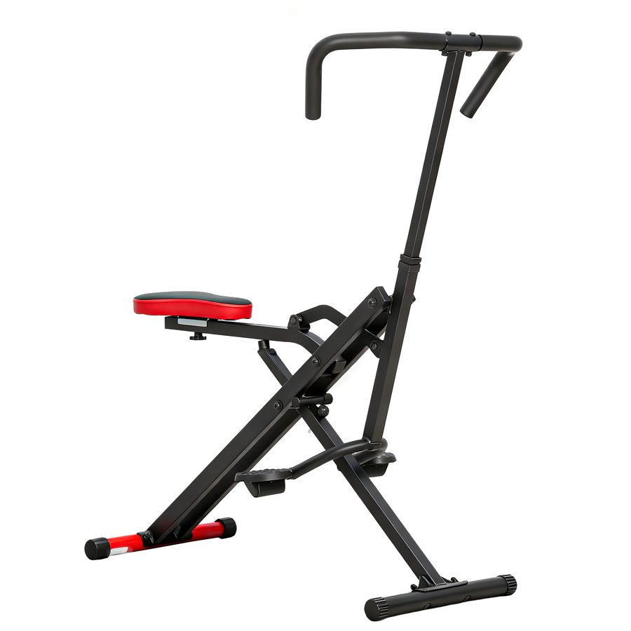 SPORTNOW Total Power Body Crunch mit verstellbarem Sitz klappbar Kompakt Multifunktionales Fitness Trainingsgerät 100 kg belastbar Home Gym für Brust Gesäß Bauchmuskeln Beine und Arme   Aosom von SPORTNOW