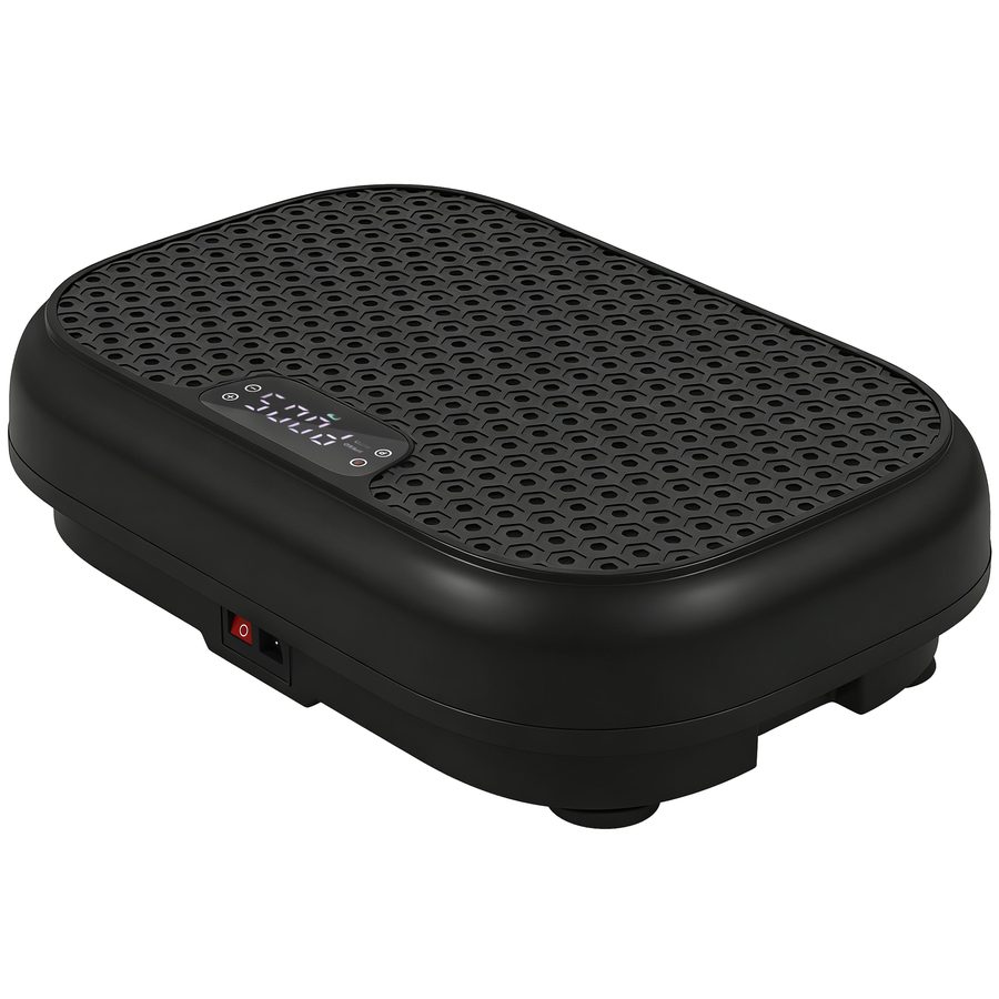 SPORTNOW Vibrationsplatte Rüttelplatte mit 120 Intensitätsstufen 5 Vorprogramm Fernbedienung LED-Display Vibrationsgerät bis 120 kg Vibrationstrainer für Zuhause Muskelaufbau Ganzkörpertraining   Aosom von SPORTNOW