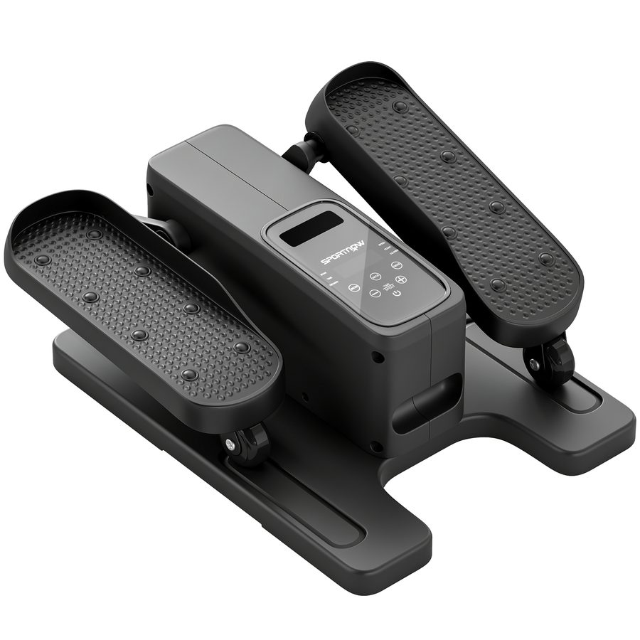 SPORTNOW Mini Elektrischer Ellipsentrainer für Zuhause Untertisch Crosstrainer mit Fernbedienung LED-Display 12 Geschwindigkeiten Auto- und manuellen Modi Leise Tragbar Pedaltrainer für Senioren Büro   Aosom von SPORTNOW