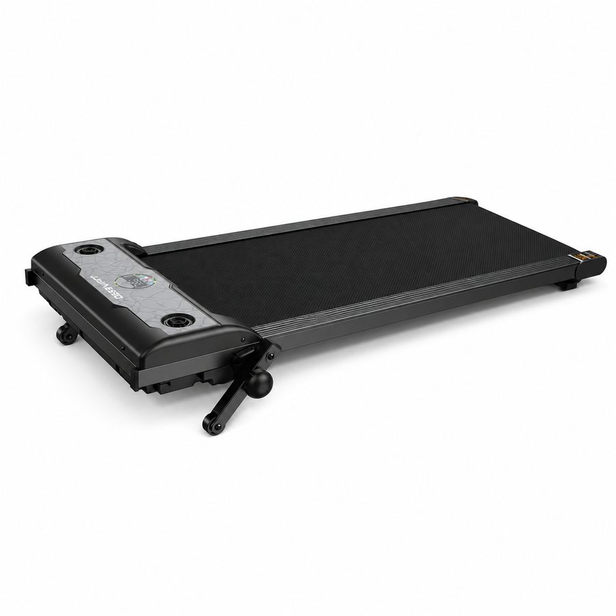 Walking Pad mit 12% Steigung Laufband für Zuhause - Home Office Laufbänder Under Desk Schreibtisch Laufpad Leise Tragbares Kompakte Gehband Mini Treadmill LED-Anzeige Tretmühle Remote Control