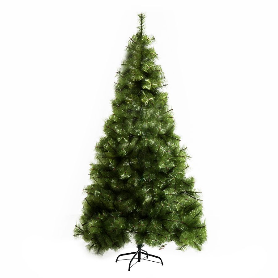 HOMCOM künstlicher Weihnachtsbaum 2,1 m, Tannenbaum, 505 Äste dichte Zweige, einfacher Aufbau, authentischer Christbaum mit Metallständer  Aosom von HOMCOM