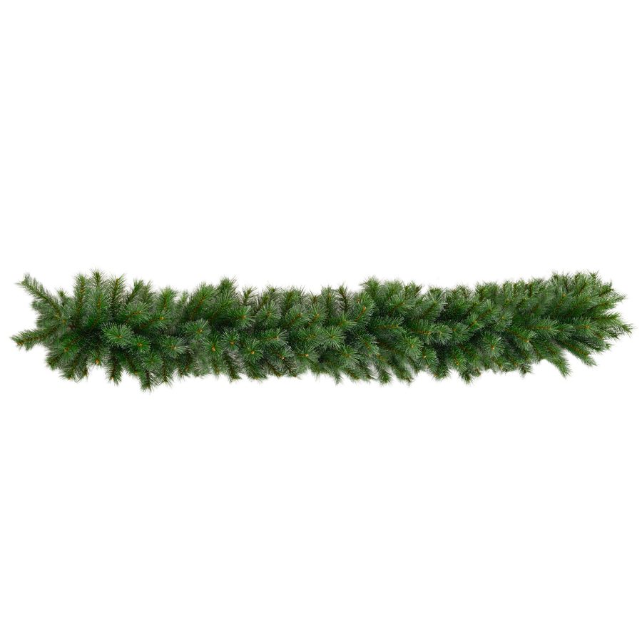 HOMCOM 1,8 m künstliche Weihnachtsgirlande mit 160 Spitzen, Tannenbaumgirlande für Treppen & Kamin, festliche Blumendekoration in Grün   Aosom.de von HOMCOM