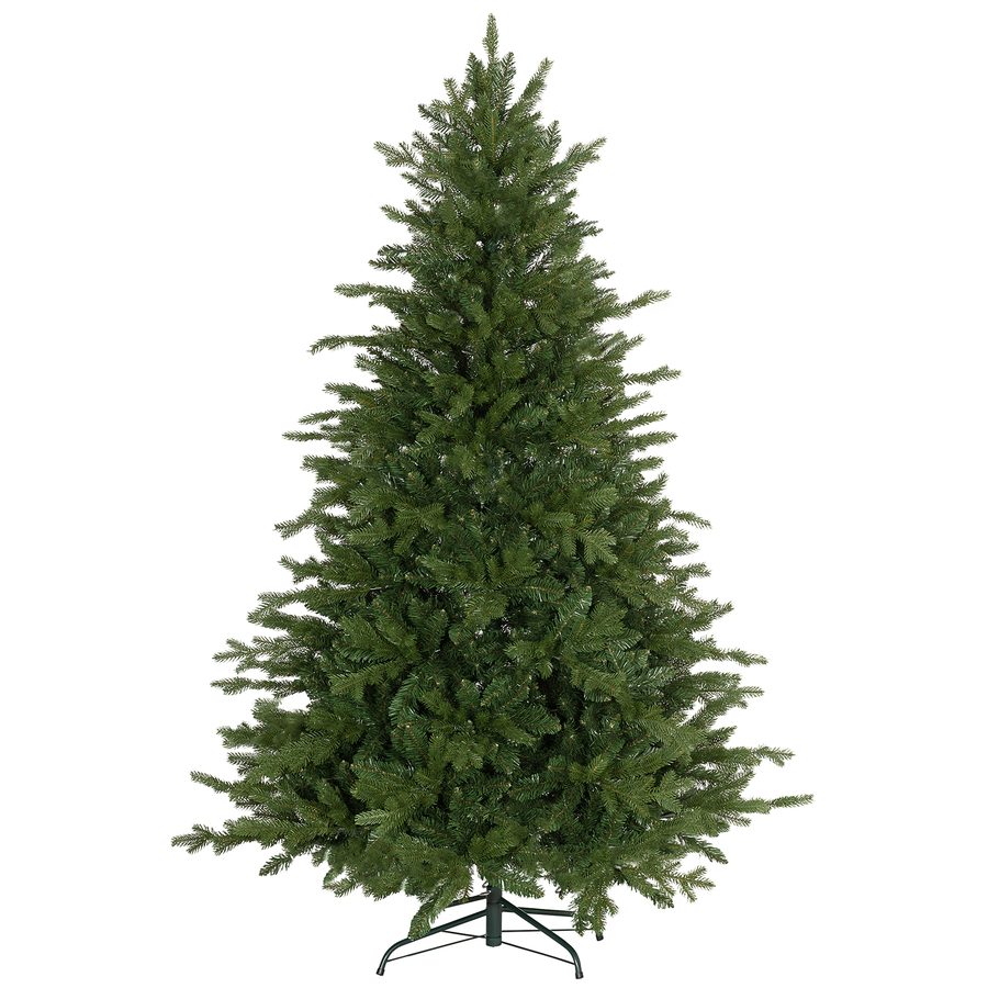 HOMCOM Weihnachtsbaum Künstlich 180 cm Christbaum mit 1821 Flammhemmenden Spitzen, Faltbarer Metallständer, für Innen, Deko, Grün   Aosom von HOMCOM