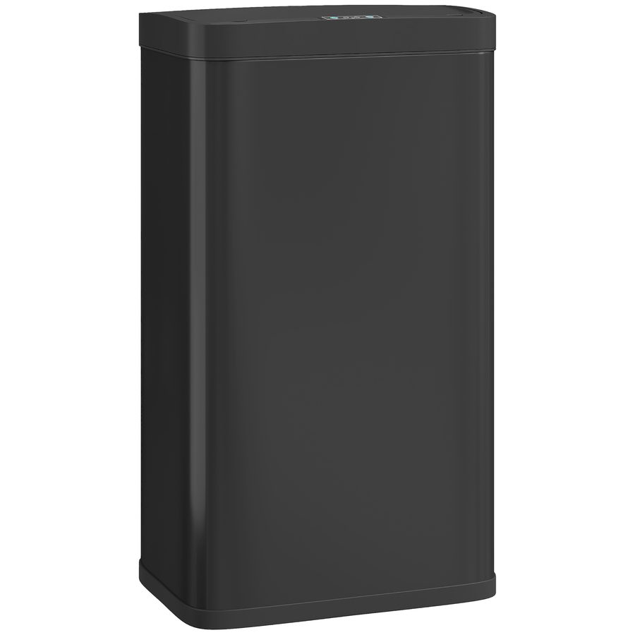 HOMCOM Automatischer 45 L Küchen-Mülleimer mit Infrarotsensor, sanft schließend, herausnehmbarem Inneneimer, fingerabdruckresistent, für Büro, Zuhause, Schwarz   Aosom von HOMCOM