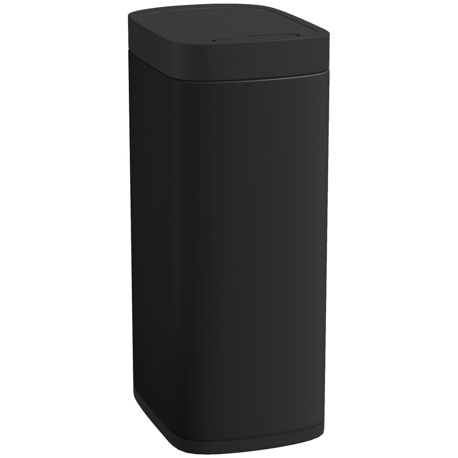 HOMCOM 50L Sensor-Mülleimer, berührungslos Küchenmülleimer mit Bewegungssensor, fingerabdruckresistent Mülleimer, für Küche, Schlafzimmer, Büro, Schwarz   Aosom von HOMCOM