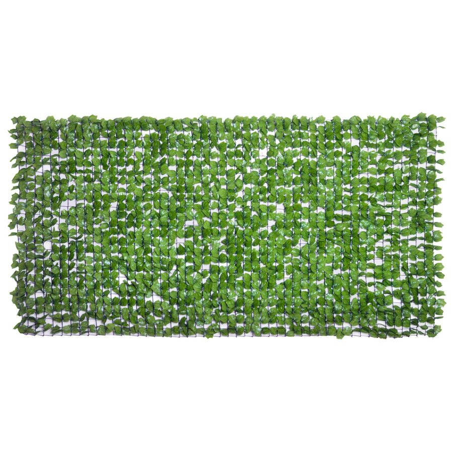 Outsunny Künstliche Hecke Sichtschutzhecke Terrasse Wanddekoration Wanddekoration Hellgrün 300 x 150 cm   Aosom von Outsunny