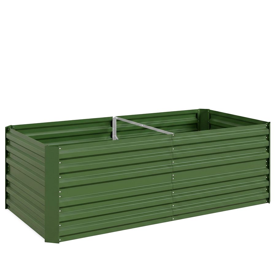 Outsunny Hochbeet aus Stahl, Pflanzbeet Frühbeet Gartenbeet Blumenkasten steckbar, Pflanzkasten Pflanzkübel 180x90x60cm für Garten Balkon Terrasse, Gemüsebeet für Blumen, Pflanzen, Obst   Aosom von Outsunny