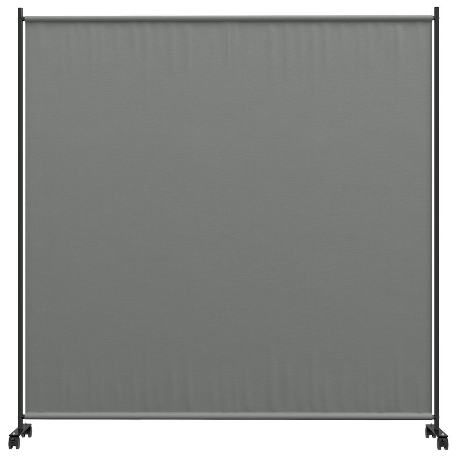 Outsunny Garten Windschutz Sichtschutz Paravent auf Rollen - blickdicht - freistehend - für Garten, Terrasse, Balkon, Jacuzzi - Maße 183L x 30B x 181H cm - Grau   Aosom von Outsunny