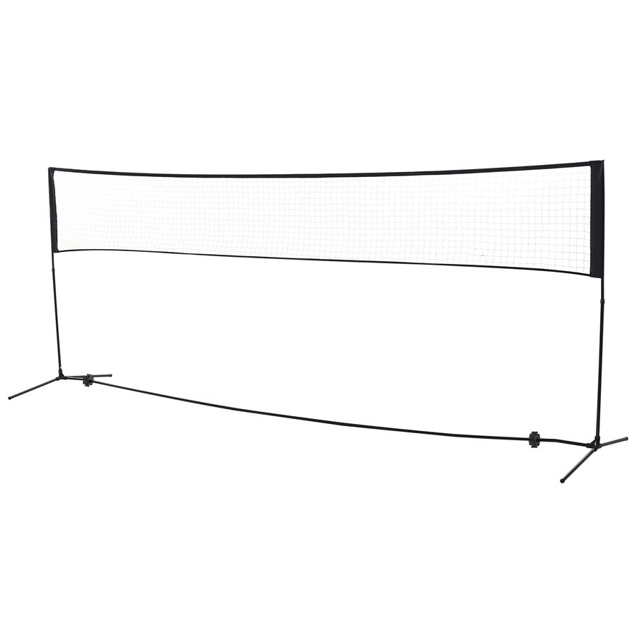HOMCOM Badmintonnetz Volleyball- und Tennis-Netz tragbar 2 Höhen 94/158cm PE 400x60cm für Garten & Sportaktivitäten   Aosom.de von HOMCOM