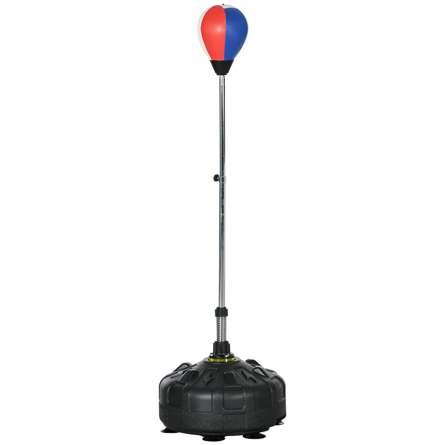 SPORTNOW Punchingball Boxsack höhenverstellbar 147-165 cm, Standbox-Trainer für Fitness & Training, Schwarz   Aosom.de von SPORTNOW
