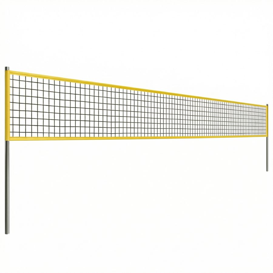 SPORTNOW Volleyball- und Badminton-Set, höhenverstellbare Stahlpfosten, Volleyball, tragbares Badmintonnetz, 4 Schläger, 4 Federbälle, Tragetasche, für Rasen, Strand, Garten   Aosom von SPORTNOW