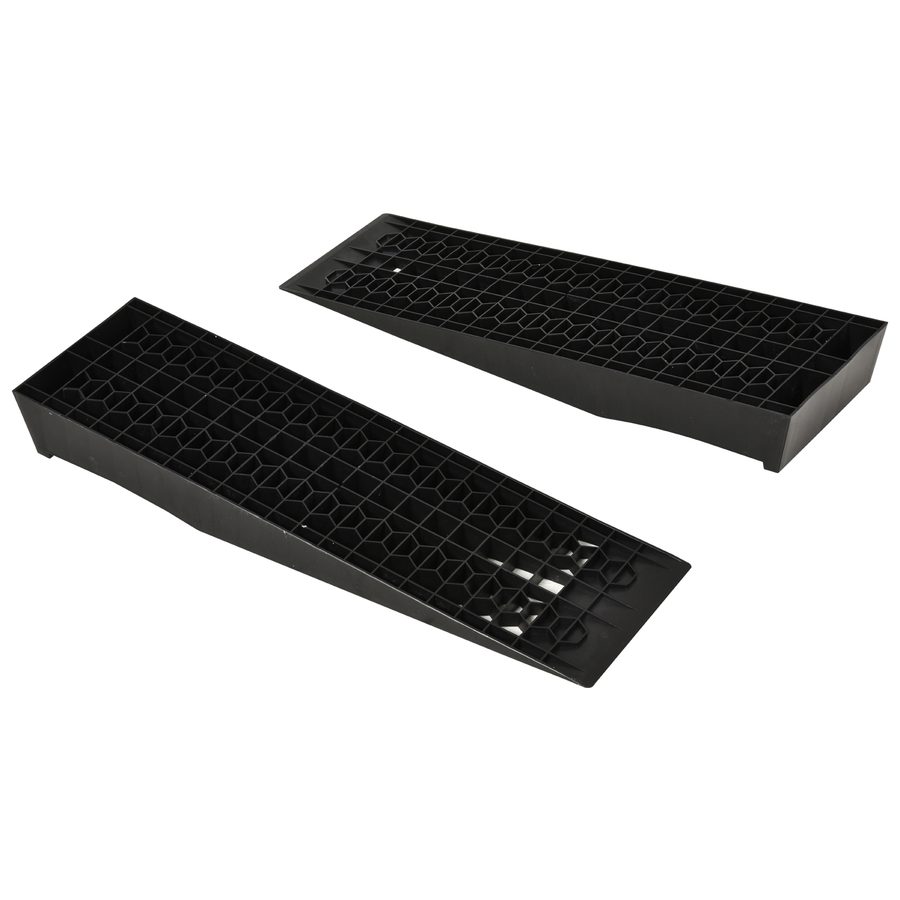 HOMCOM Auffahrrampe 2er Set Schwellenrampe Bordsteinrampe Gummirampen 70x20x8cm schwarz für Autos Rollstühle und mehr   Aosom.de von HOMCOM