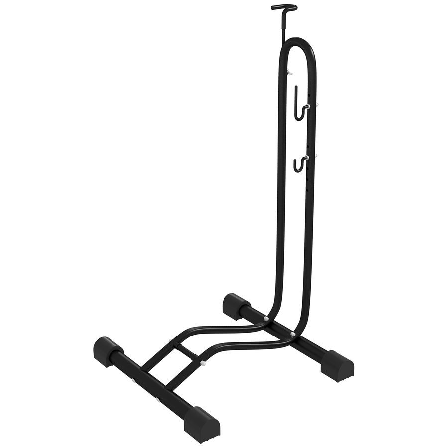 SPORTNOW Fahrradständer, vertikaler horizontaler Radständer, Aufstellständer, wetterfest, 45 x 44 x 118 cm, Metall   Aosom von SPORTNOW