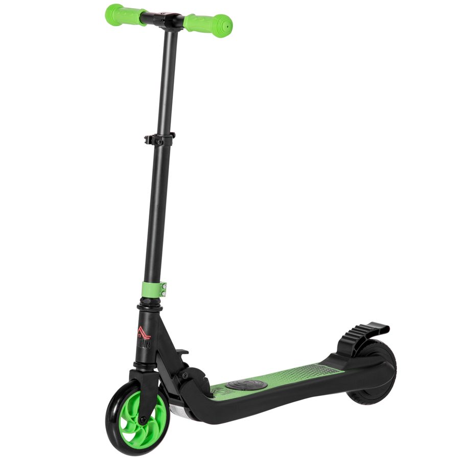 HOMCOM E-Scooter Elektro Scooter 120W Motor 6 km Reichweite max. 8 km/h Elektroroller Belastung bis 50kg, E Roller für ab 6 Jahren Grün+Weiß   Aosom von HOMCOM