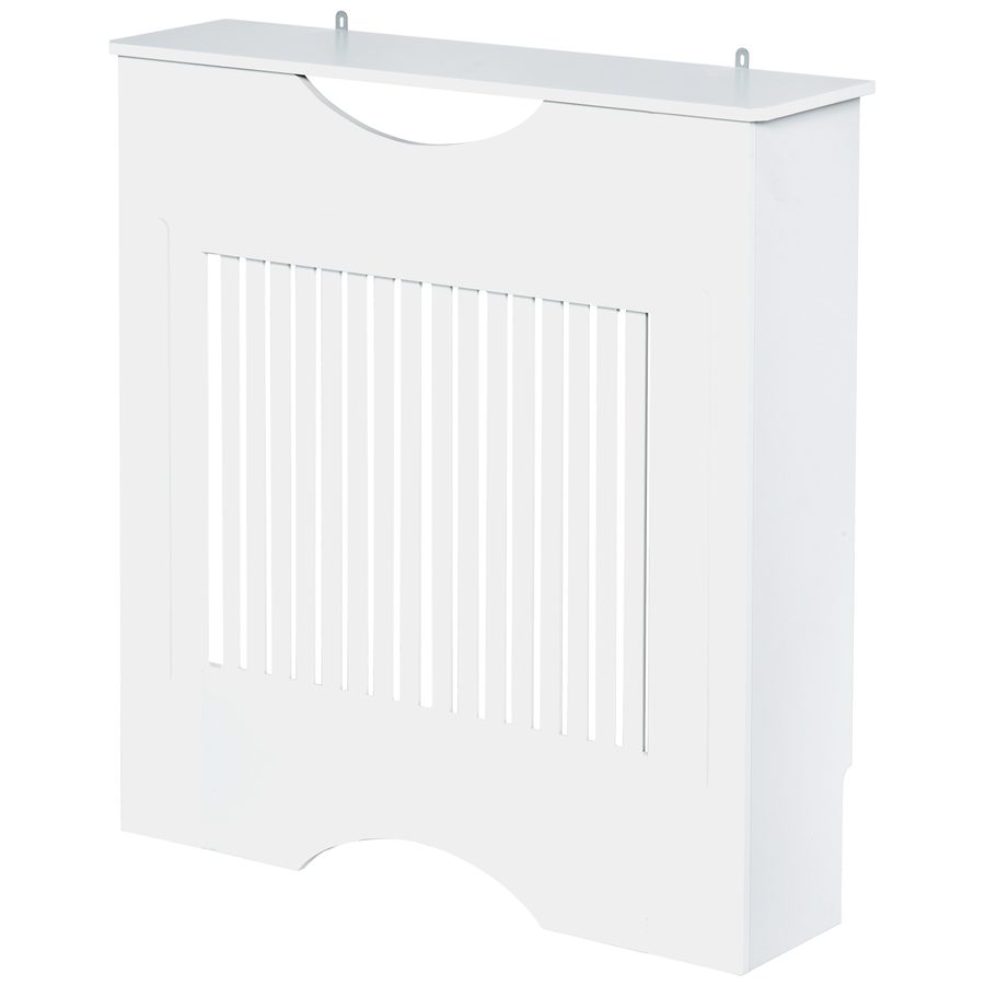 HOMCOM Heizkörperverkleidung, Heizungsabdeckung, Abdeckung, MDF, Weiß, 78 x 19 x 82cm   Aosom von HOMCOM